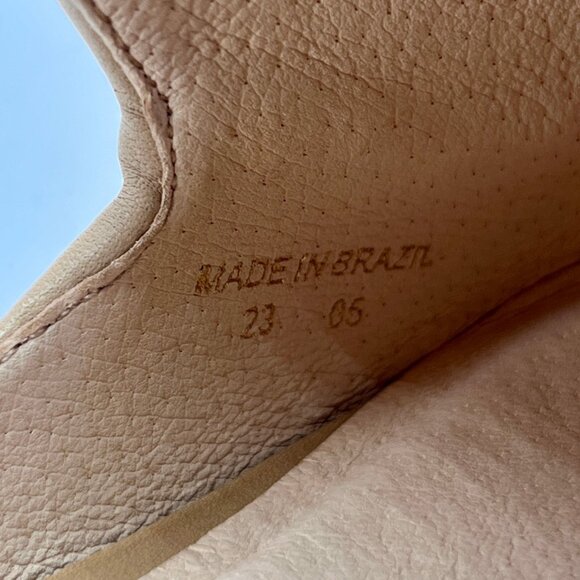 Jack Rogers Penwood Tassel Mule Size 6.5M Sand Leather Backless Slip On Shoes - Picture 10 of 16